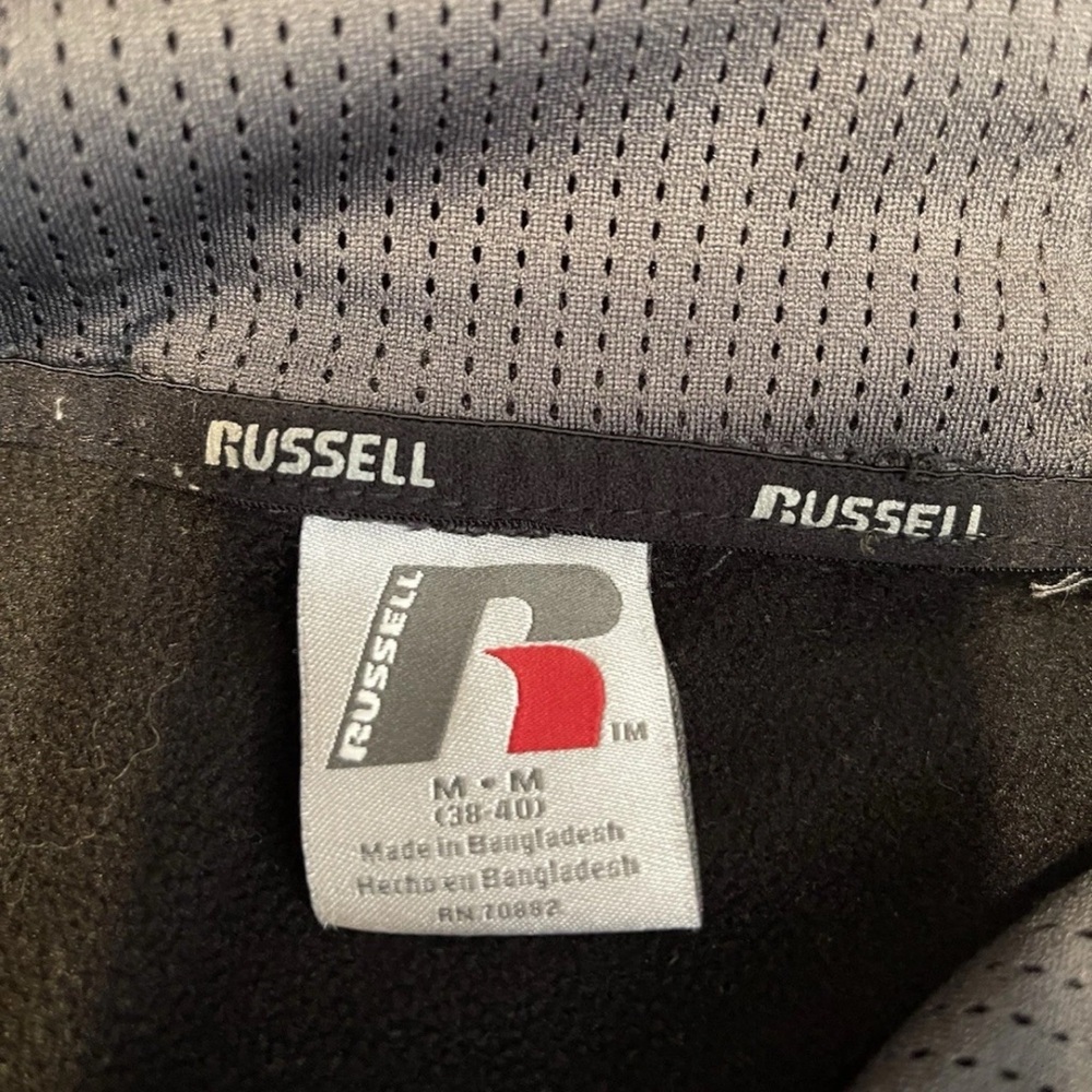 Russell Athletic Hoodie Size Medium Solid Black - Picture 5 of 6